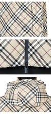 BURBERRY メンズ チェック ツイル 刺繍 ロゴ フード ジャケット (ベージュ) 8101493 130679144 [P]