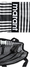 ISABEL MARANT ダウェン ロゴ ストライプ トートバッグ(ブラック) PP0021FA A1X17M BKWH 135856805 [P]