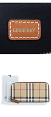 Burberry Women's Vintage Check Zip Long Wallet (Beige) 8109805 139987093 [P]