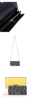Fendi Women's Baguette Continental Wallet Chain Bag 151801716 [P]