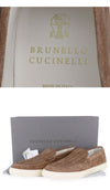 Brunello Cucinelli Men's Chevron Effect Suede Loafers 151764111 [P]