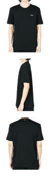 Zegna Men's Chest Logo T-Shirt (Black) E7360A5 B760 K09 132242758 [P]