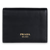 PRADA Damen Logo Soft Leder Geldbörse (Schwarz) 1MV204 2CYS F0002 132921426 [P]