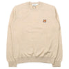 MAISON KITSUNE Herren Fox Head Regular Strickwaren (Mandel) PM00801KT1181 0429 156158161 [P]