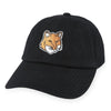 MAISON KITSUNE ユニセックスフォックスヘッドパッチキャップ(ブラック) PM06100WW0096 P199 156158172 [P]