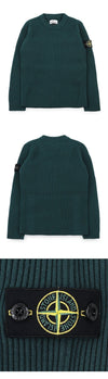STONE ISLAND 21 F/W ゴルジニットプルオーバー（ダークグリーン）7516507A3 V0057 54757916 [P]