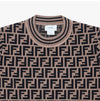 Fendi Monogram Jacquard Short Sleeve Knit 161396166 [P]