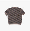 Fendi Monogram Jacquard Short Sleeve Knit 161396166 [P]