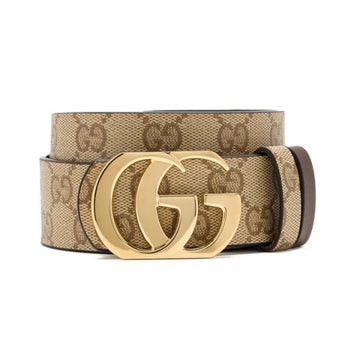 Gucci Reversible Cut GG Marmont Belt 161285113 [P]