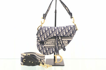 DIOR オブリーク刺繍サドルショルダーバッグ追加ストラップ付き 161401731 [P]