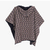 Fendi Monogram Reversible Pocket Poncho Cape 161396162 [P]