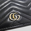 Gucci Matelassé Card Case Black 443125 161406324 [P]