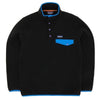 Patagonia Lightweight Snap-T Fleece Pullover Black P6 Blue 25551 161320028 [P]