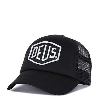 Deus Ex Machina Black White Trucker Baseball Cap 161407908 [P]