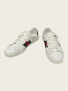 Gucci Ace Bee Embroidered Leather Sneakers 161408118 [P]