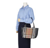 Burberry Canterbury House Check Leather Small Shoulder Bag Black 161013340 [P]