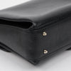 Gucci Interlocking Leather Top Handle Chain Shoulder Bag Black 161013447 [P]