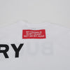 Burberry Printed Cotton Oversized T-shirt White 161288477 [P]