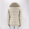 Prada Triangle Logo Women's Fox Fur Padded Jacket 161412459 [P]