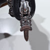 CHROME HEARTS (Aランク/OS) / ピラミッドレザーウォレット財布 ブラック 161414538 [P]