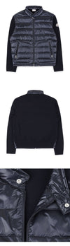 MONCLER ハイネックニットミックスパデッドジャケット 153078564 [P]