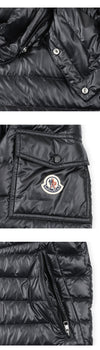 MONCLER Herren LAUROS leichte Daunenjacke mit Kapuze (schwarz) 1A00102 595ZJ 999 155069081 [P]