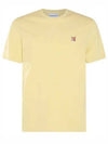 MAISON KITSUNE Reguläres T-Shirt mit FOXHEAD-Patch LM00104KJ0008 P712 133042879 [P]
