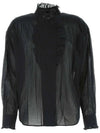 ISABEL MARANT コットンボイルトップ HT0001FA A1J03E 01BK 133043809 [P]