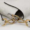 FENDI Baguette Medium Leder Schultertasche Weiß 159542142 [P]