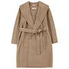 MaxMara Women's Mesh Belted Long Coat (Camel) 2629016061600 045 160456164 [P]