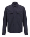 Moncler Leather Logo Patch Shirt 2F00014 549MF 742 151060714 [P]