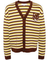 Maison Kitsune Fox Head Intarsia Stripe Sweater NM00504KM0329 0020 151060795 [P]