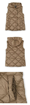 MaxMara Women's Pruto Quilted Padded Vest (Camel) 2525296012600 004 149271932 [P]