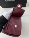 CHANEL Mini Burgundy 25 161480211 [P]