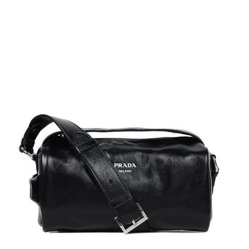 Prada Black Leather Shoulder Bag 161497340 [P]