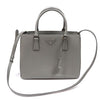 PRADA Saffiano Lux Triangle 2WAY grau 1BA874 161498987 [P]