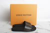 LOUIS VUITTON Waterfront Mules Monogram Gummislipper 9(280) 161498990 [P]