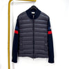 Moncler Knitted Down Jacket Zip-Up Navy 161501012 [P]