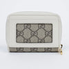 Gucci Horsebit 1955 Zip Card Case White S Grade 161501077 [P]