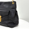 Miu Miu Vitello Phoenix Leather Shoulder Bag Black 161501085 [P]