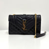 Saint Laurent Envelope Chain Shoulder Bag & Crossbody Black 526286 161502245 [P]