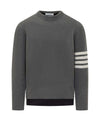 THOM BROWNE メリノウール 2イン1 ハーフ4バー プルオーバー MKA517B Y1018 035 152201120 [P]