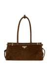 PRADA ミディアムスウェードハンドバッグ 1BA426 V MOO 2C4S F0324 152203245 [P]
