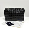 CHANEL Patent Chain Shoulder Bag Black 161502300 [P]