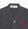 Comme Des Garcons Cardigan with Double Red Heart Patch 144768414 [P]