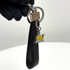 Prada Saffiano Keyring Black 161504545 [P]