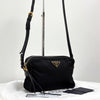 Prada Triangle Logo Nylon Camera Bag Crossbody Black (1BH089) 161504559 [P]
