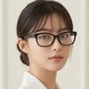 MaxMara Eyeglass Frame MM1293 807 Luxury Simple Square Unisex Horn Frame 161508604 [P]