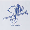 Moncler T-SKI T-Shirt White/Royal 161512053 [P]