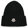 Moncler Wool Beanie with Logo Patch 3B00036 A9327 999 161511969 [P]